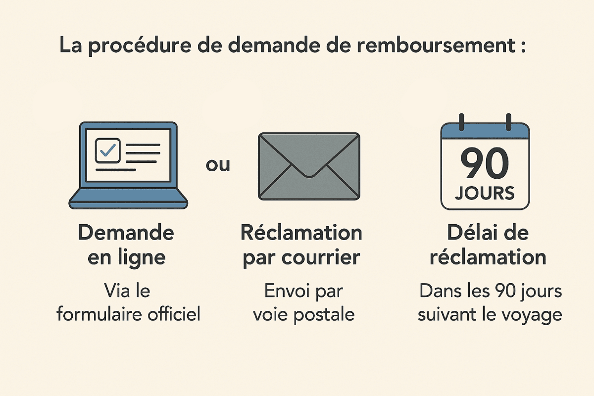 Procédure de remboursement en cas de retard à la SNCF