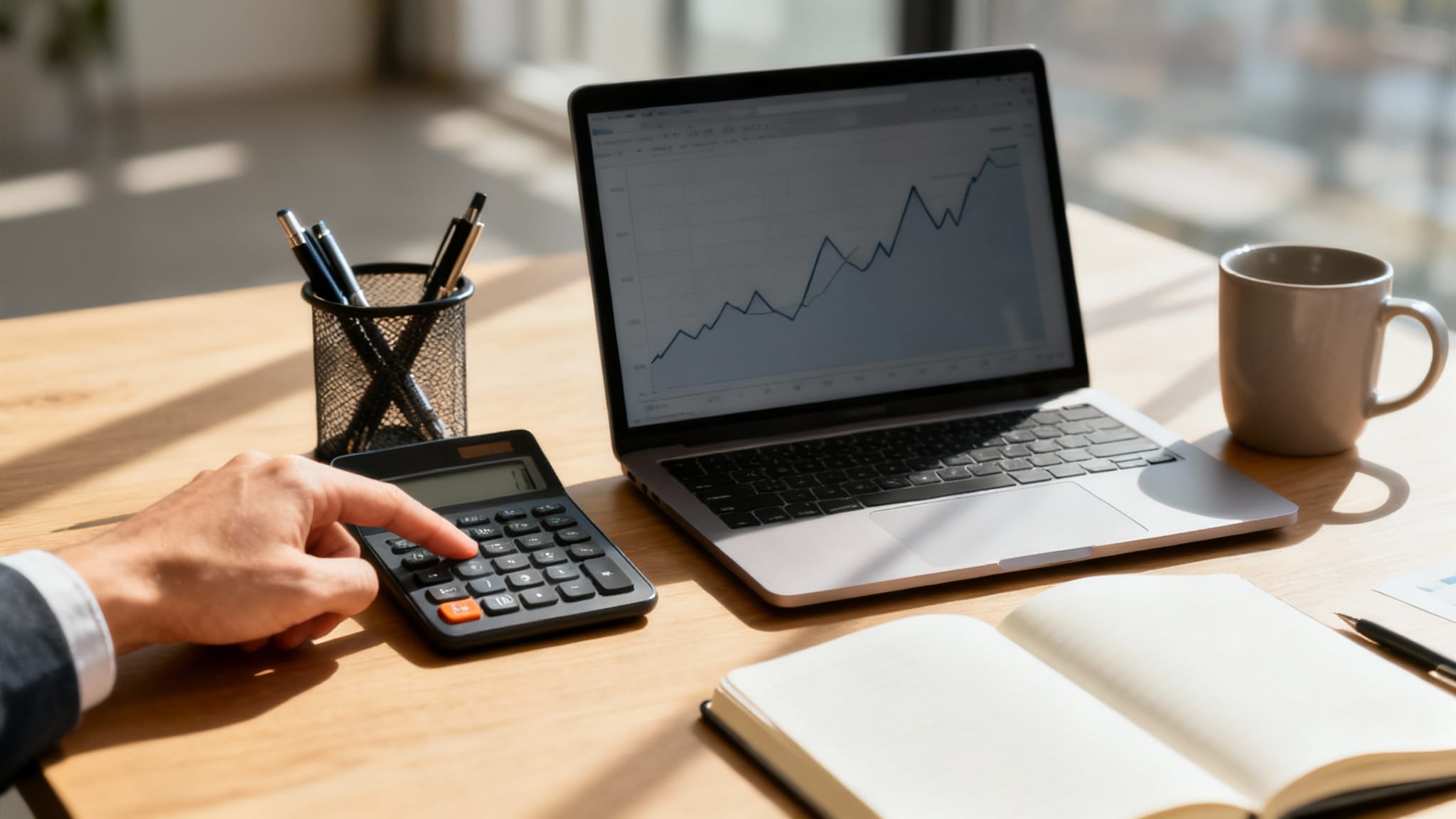 Vérification 2200 brut en net avec calculatrice et ordinateur