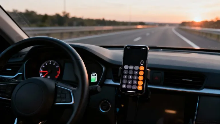 Calculer sa consommation de carburant pour un trajet sur la route