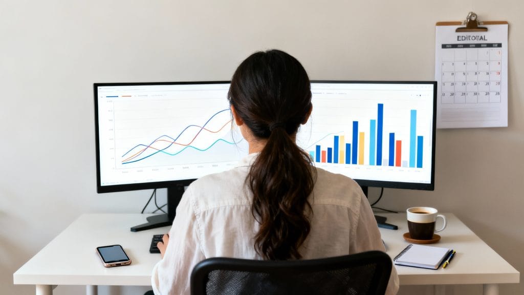 Community manager au bureau, KPIs et portfolio
