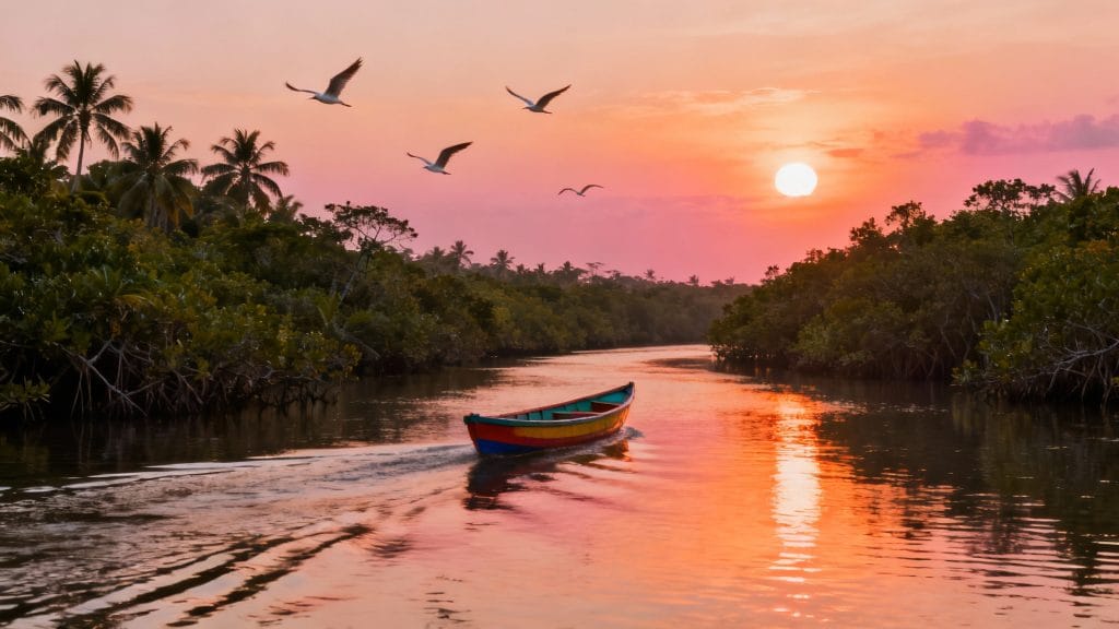 Voyage au Sénégal en novembre, mangrove et mer chaude