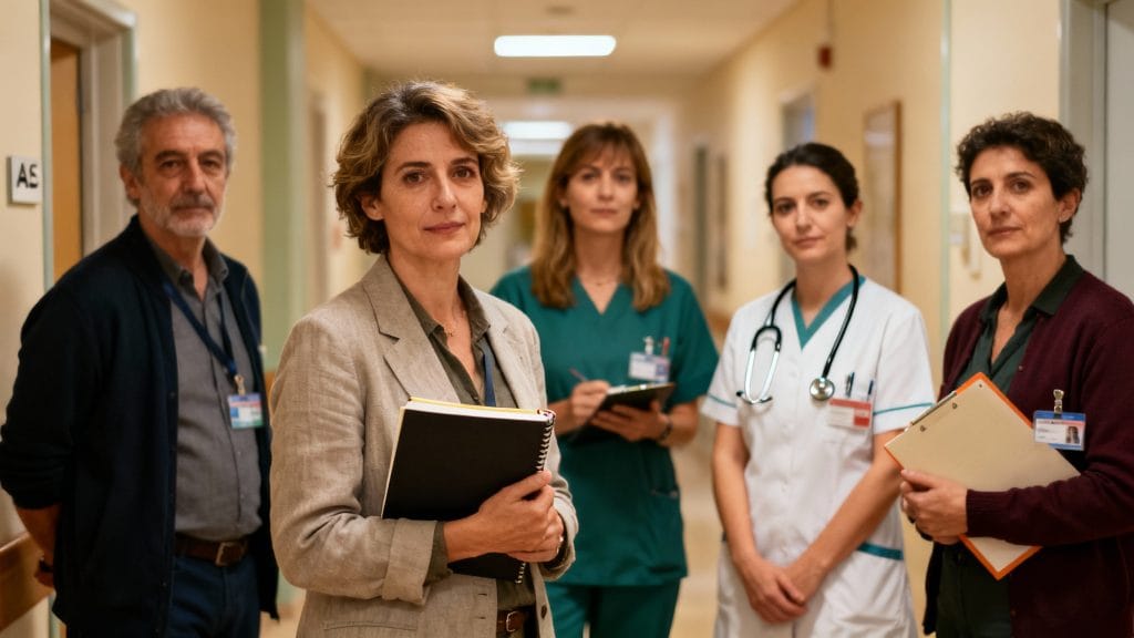 Professionnels médico-sociaux illustrant les métiers CCN66