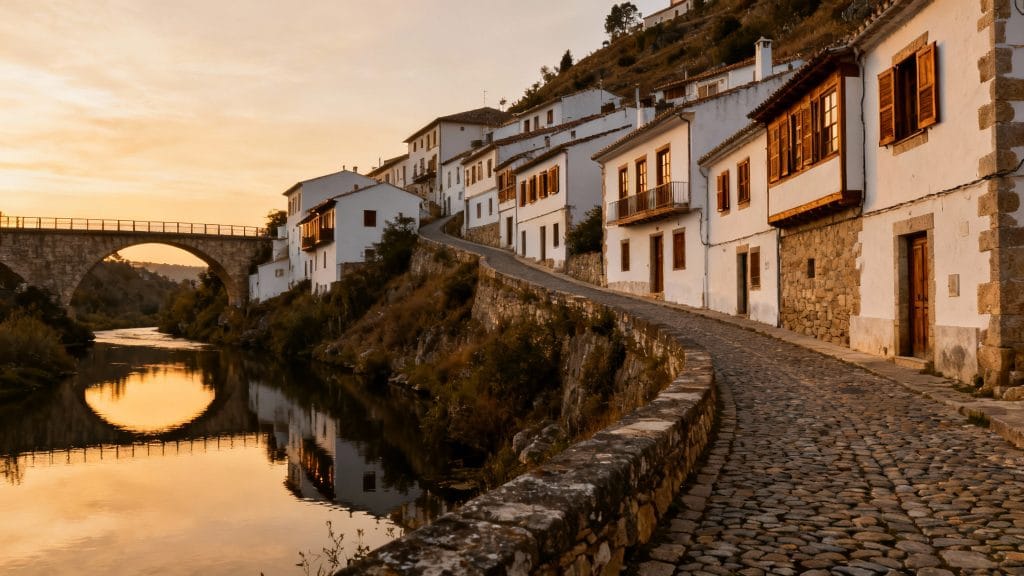 Vieille ville ottomane en terrasses, maisons blanches