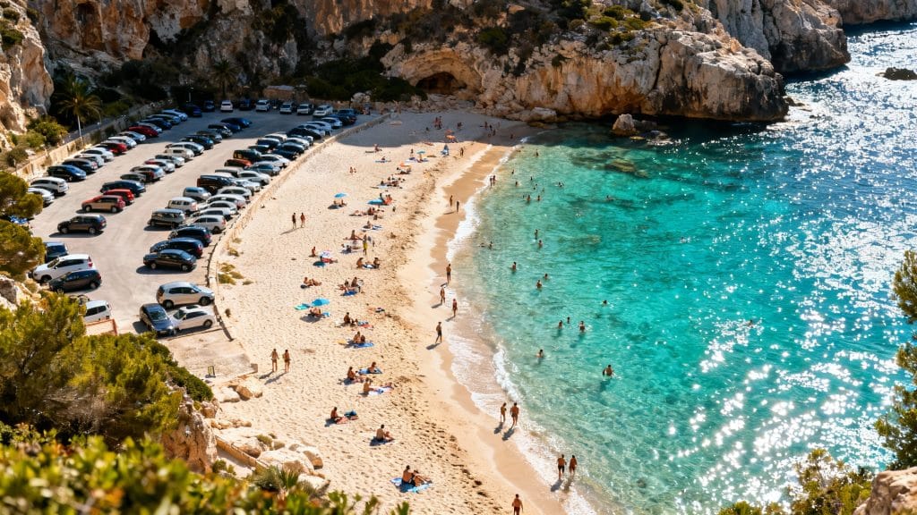 Plages surpeuplées en mi-journée, parking plein et cohue