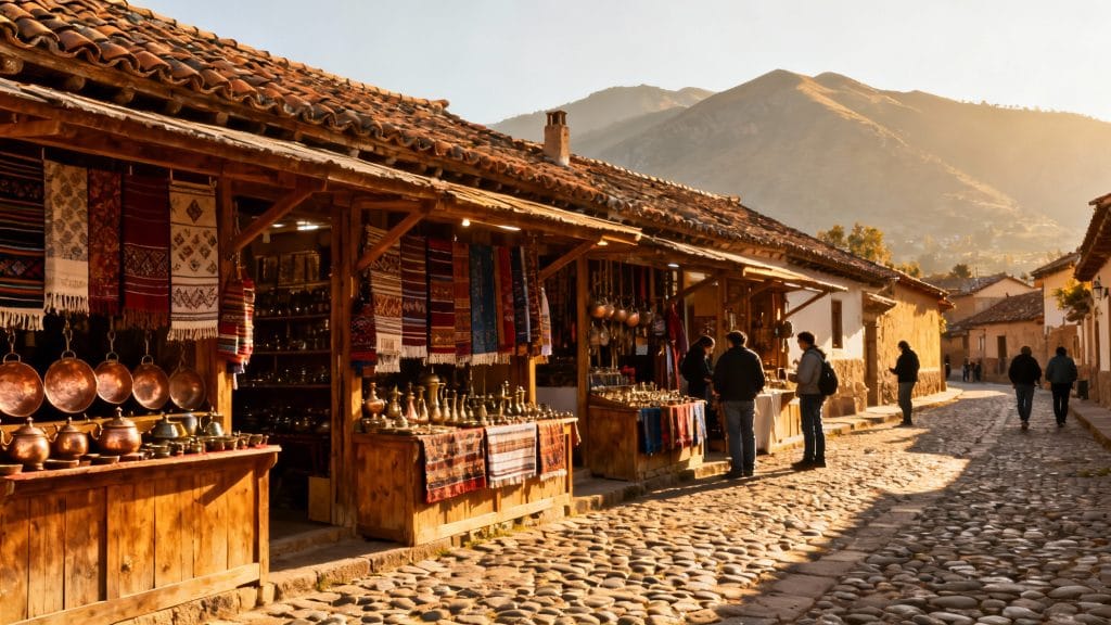 Bazar traditionnel et artisanat local