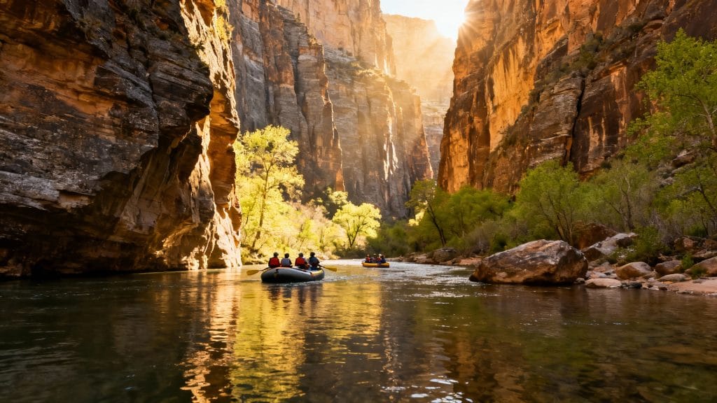 Gorges d’Osum et rafting en saison
