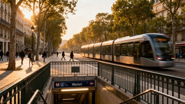 Accès métro 13 et tram T3a près de Porte de Vanves