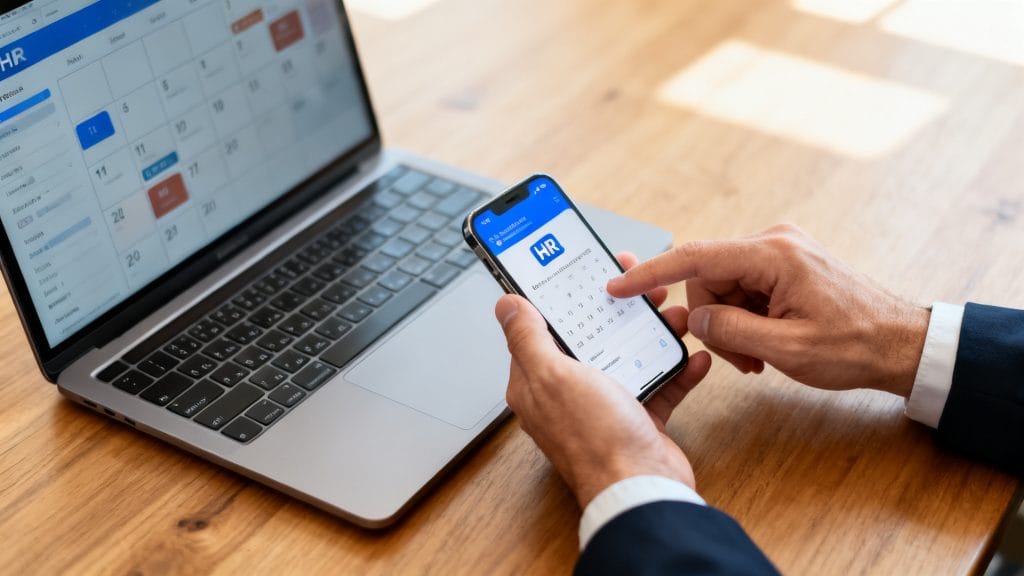 Soumission d’absence et pointage via app mobile RH