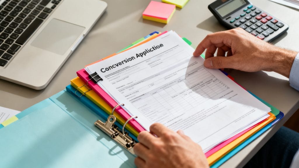 Dossier d’attestation Transitions Pro bien organisé