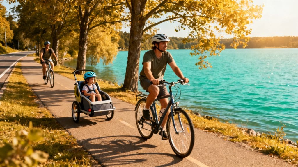 Tour du lac d’Annecy à vélo sur la voie verte