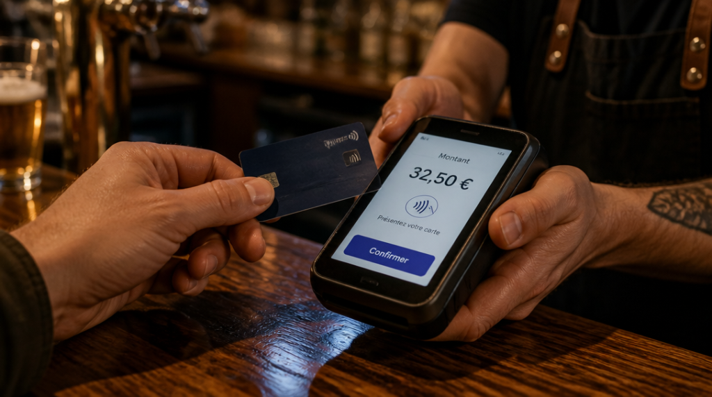 Contrôle du terminal pour éviter la fraude carte en bar
