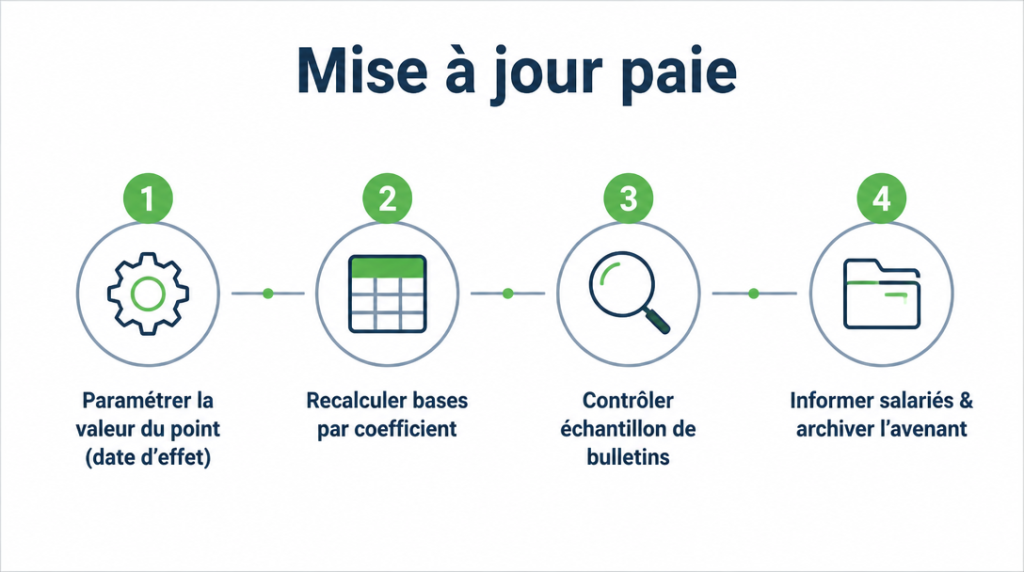 Check-list valeur du point et contrôle des bulletins