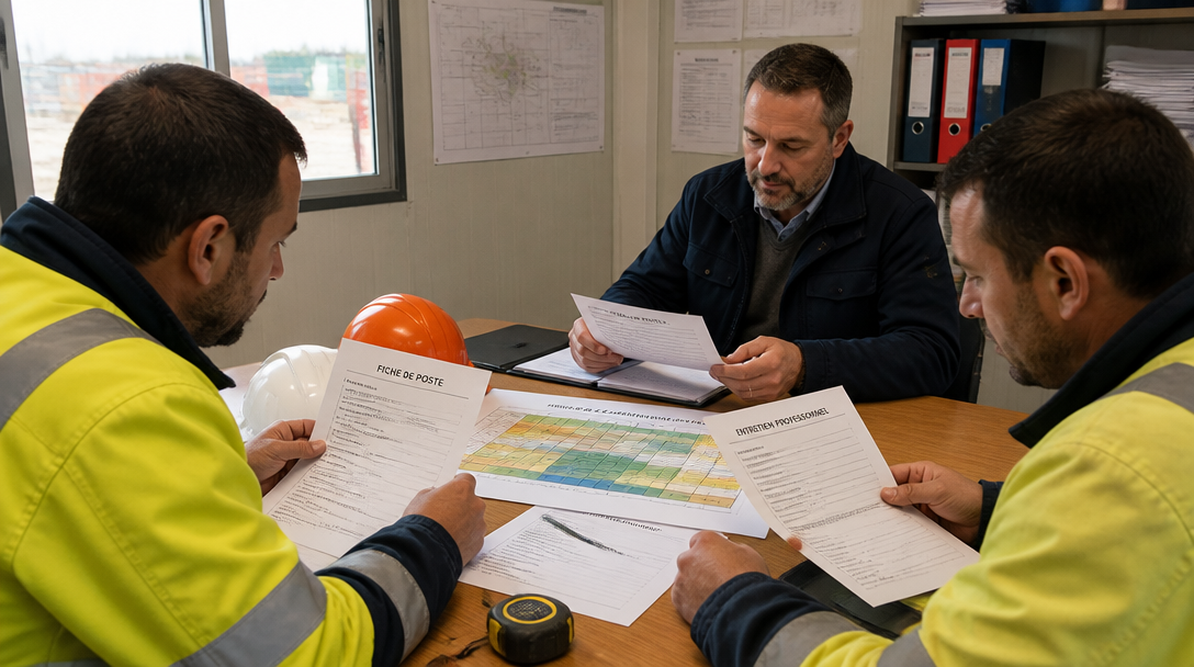 Réunion chantier sur la convention collective du BTP