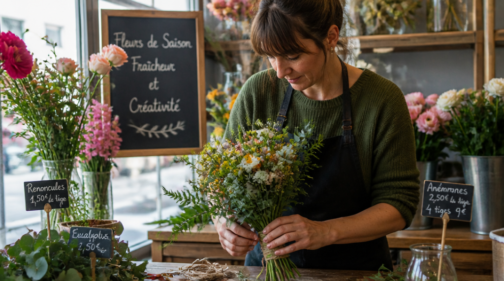 Art floral en boutique pour événements et mariages