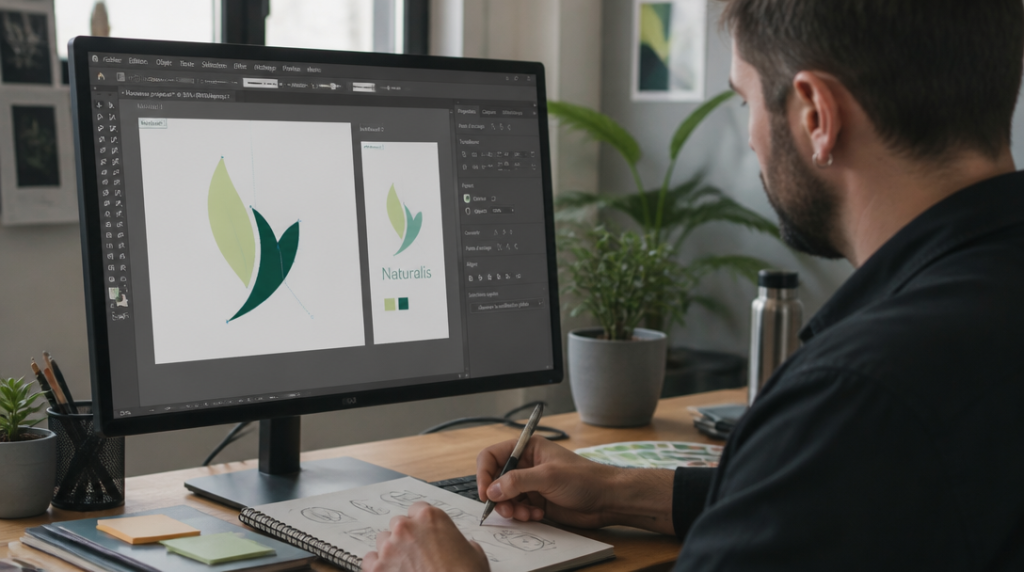 Graphiste sur identité visuelle pour web et print