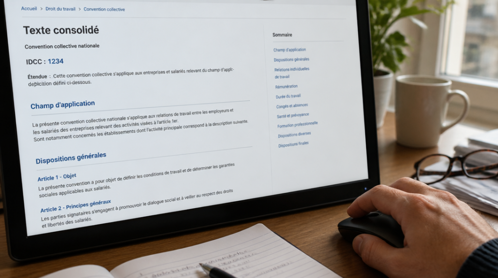 Recherche Légifrance et Code du travail numérique