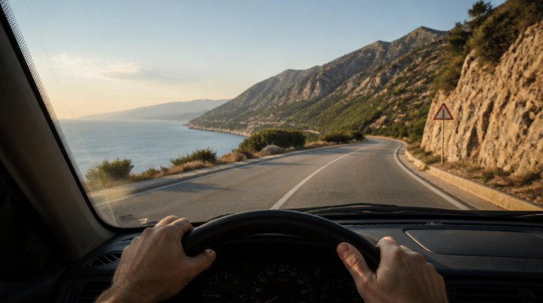 Paysage côtier et route : les dangers du tourisme en Albanie