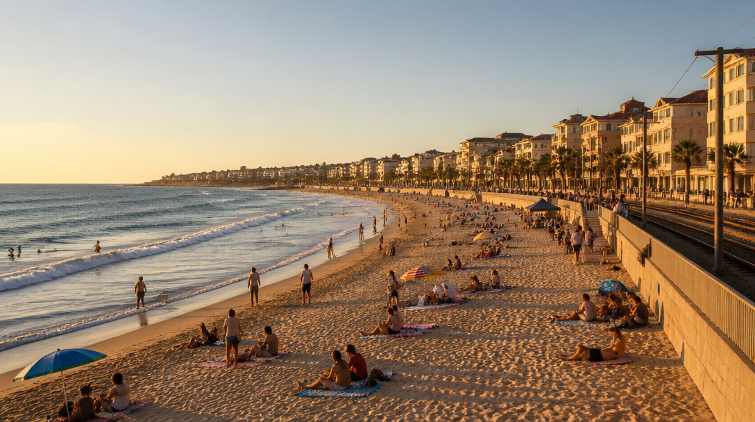 Panorama des plages de Lisbonne accessibles sans voiture