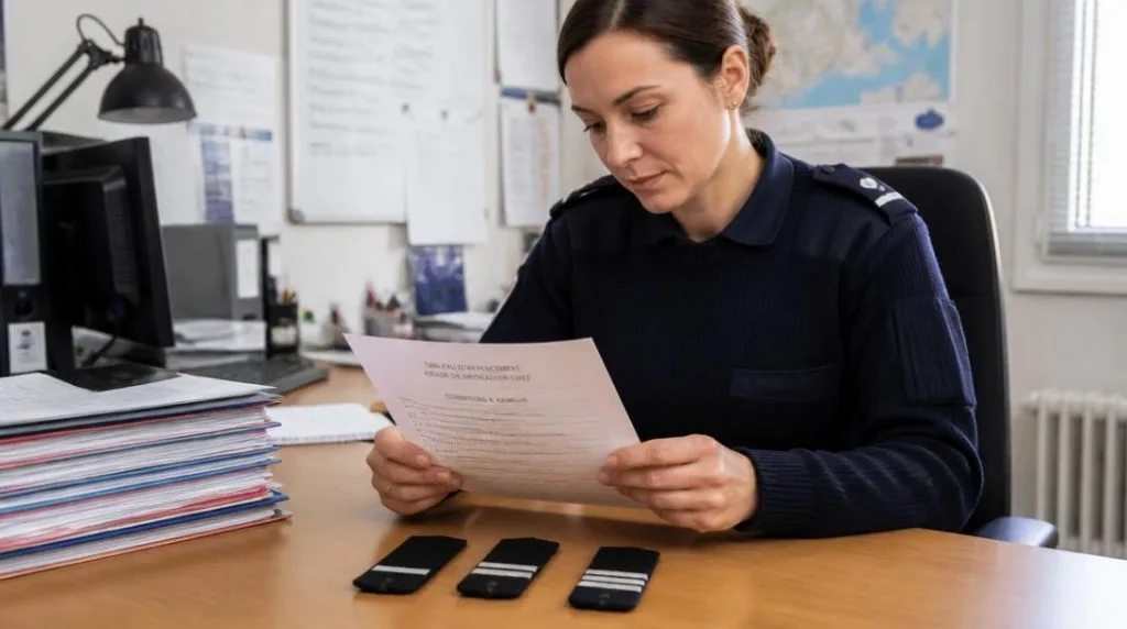 Progression de carrière dans le corps d'encadrement et d'application