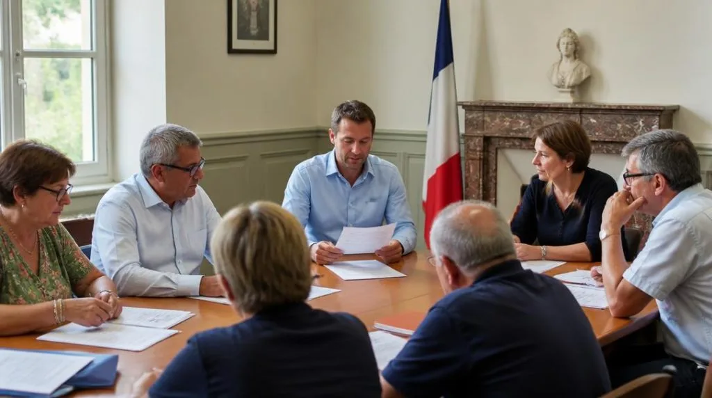 Conseil municipal votant l’indemnité du maire