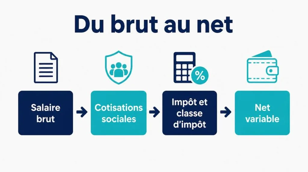 Schéma de conversion brut net Luxembourg