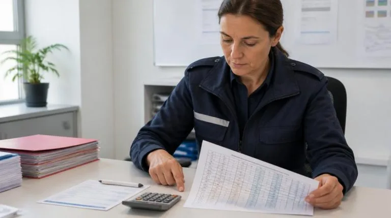 Grilles de salaire de la police sur bureau administratif