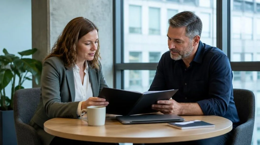 Représentants du personnel en dialogue avec les RH
