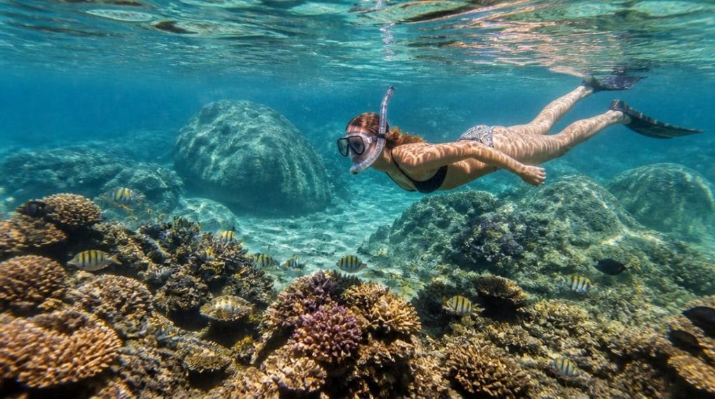 Snorkeling à Khao Lak au-dessus d’un récif