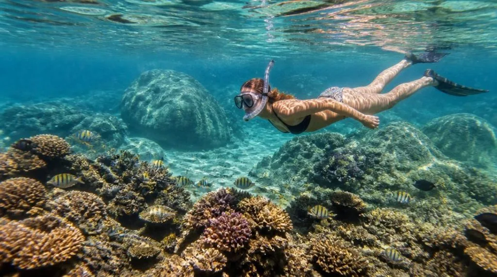 Snorkeling à Khao Lak au-dessus d’un récif