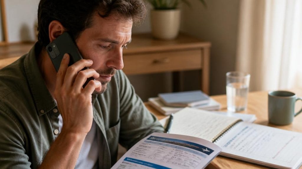 Téléphone service client et référence de réservation
