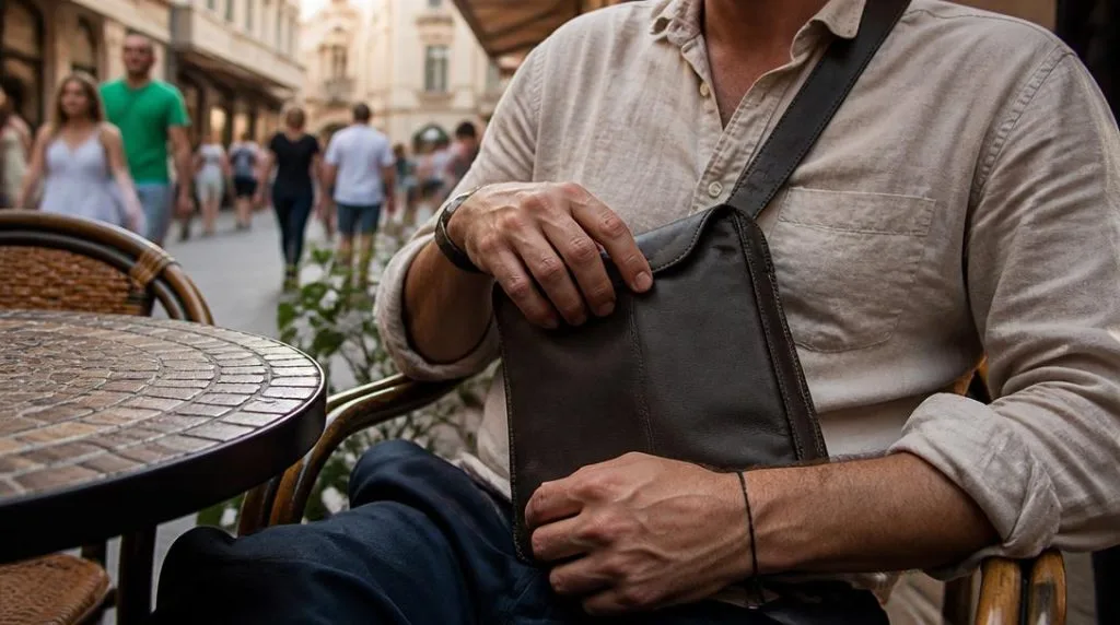 Sac fermé pour éviter les vols à la tire
