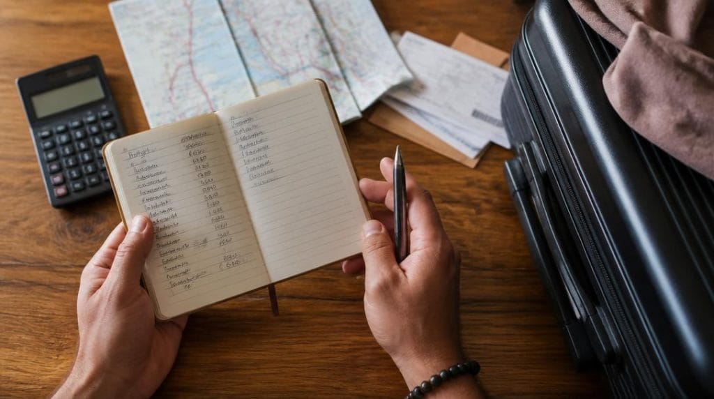 Budget préparé pour voyage pas cher en mai