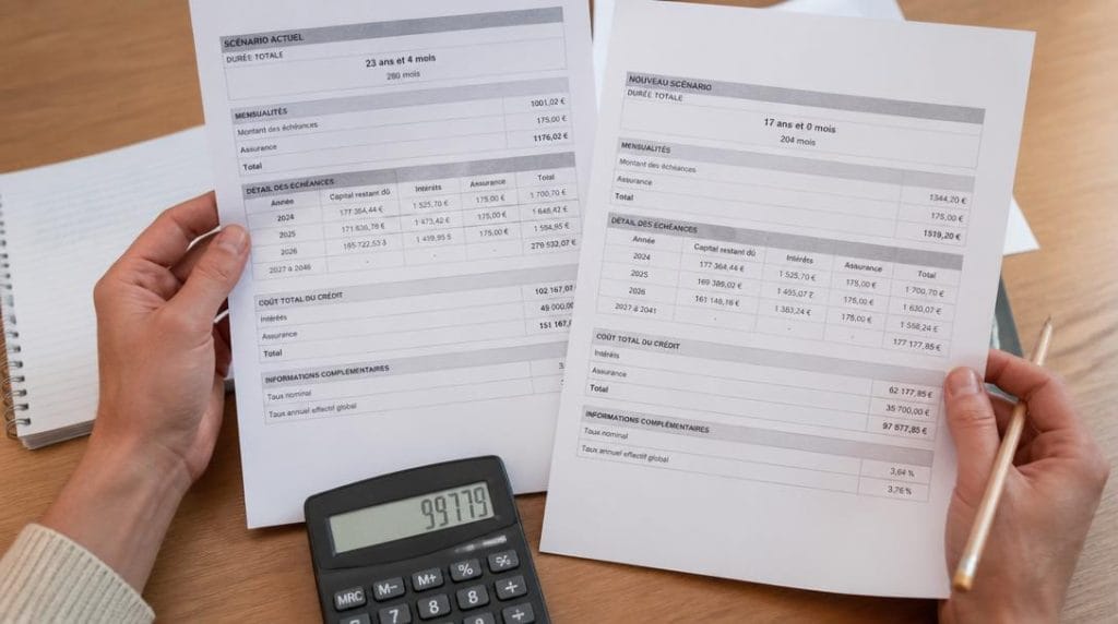 Calcul comparatif allocation journalière durée et capital chômage