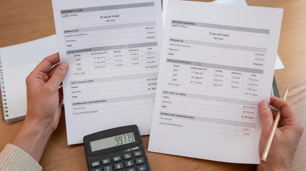 Calcul comparatif allocation journalière durée et capital chômage
