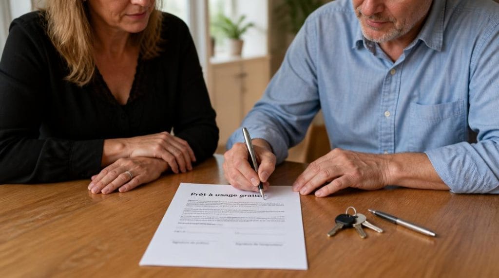 Signature d'une convention de prêt à usage