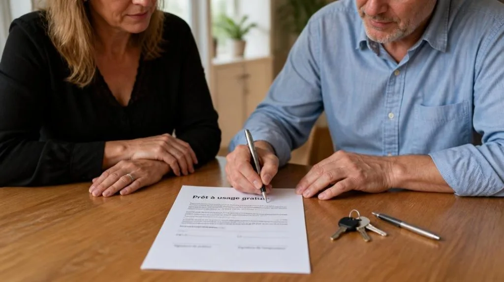 Signature d'une convention de prêt à usage