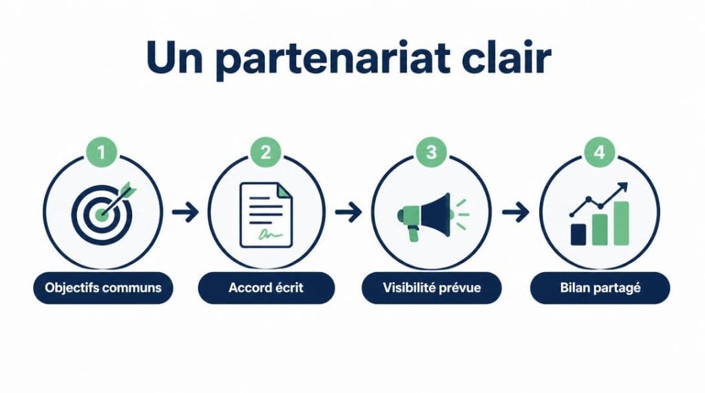 Étapes clés d'un partenariat commercial réussi