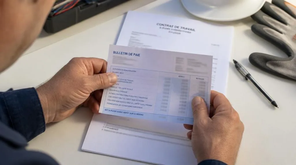 Bulletin de paie et coefficient BTP électricien