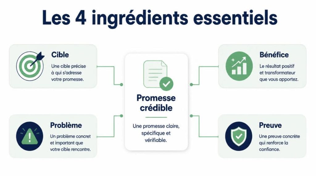 Schéma des éléments d’une proposition de valeur