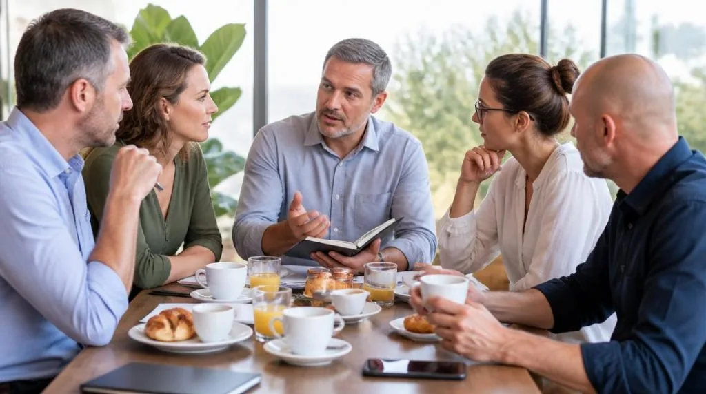 Groupe de pairs dans un réseau d'entrepreneurs
