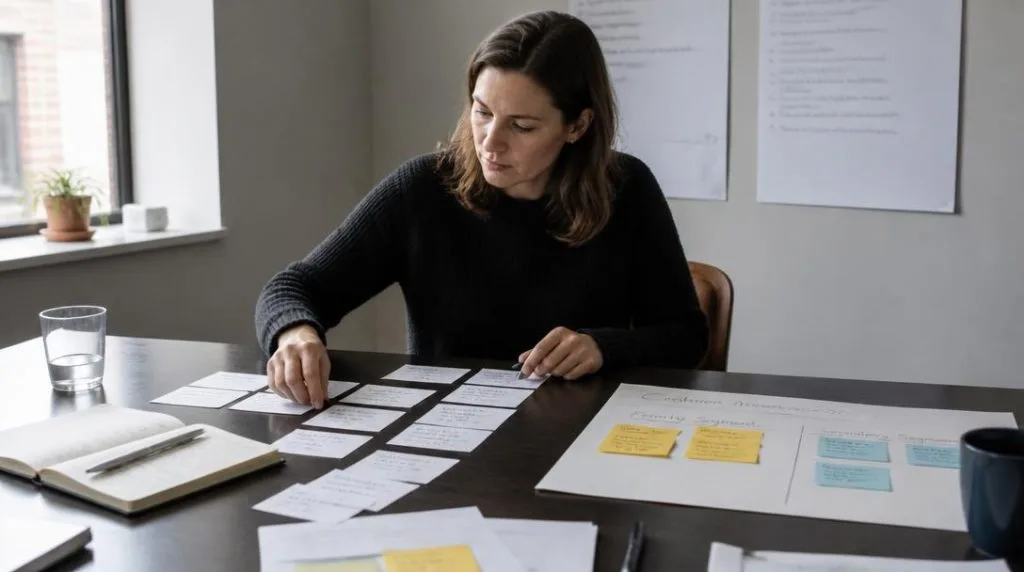 Segmentation de profils clients sur tableau de travail