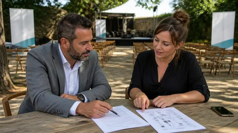 Échange de sponsoring entre entreprise et organisateur