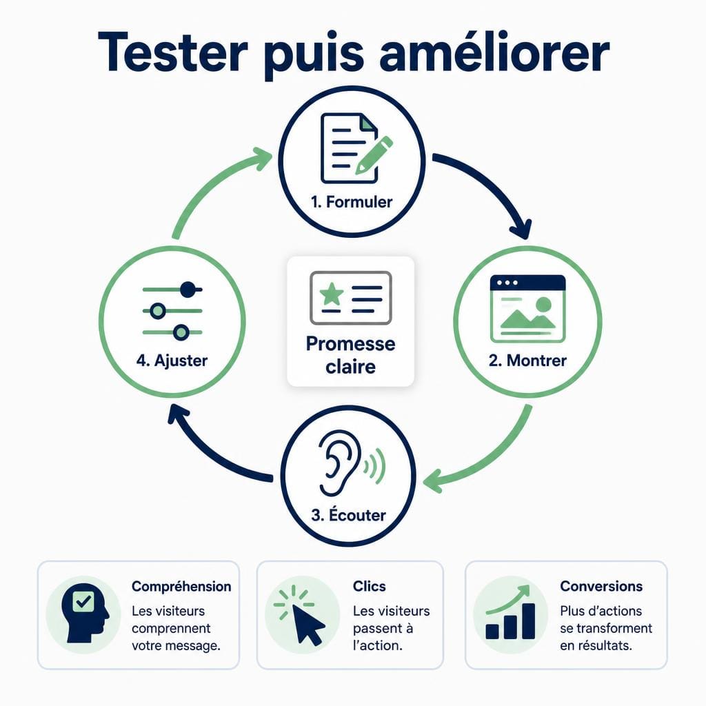 Cycle de validation client et test de message