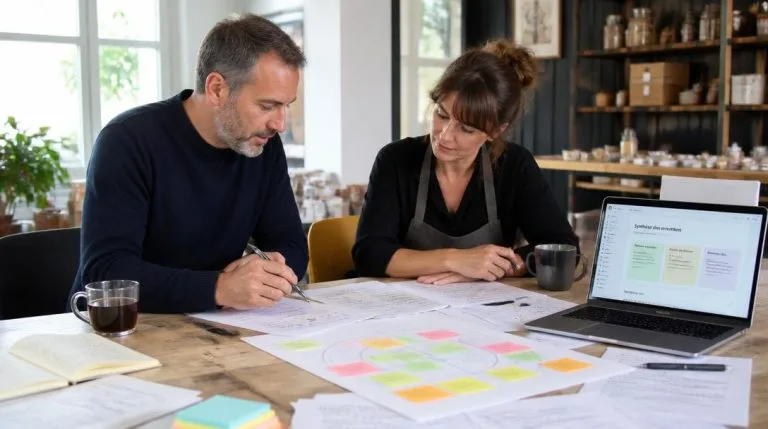 Atelier de value proposition autour d’un tableau