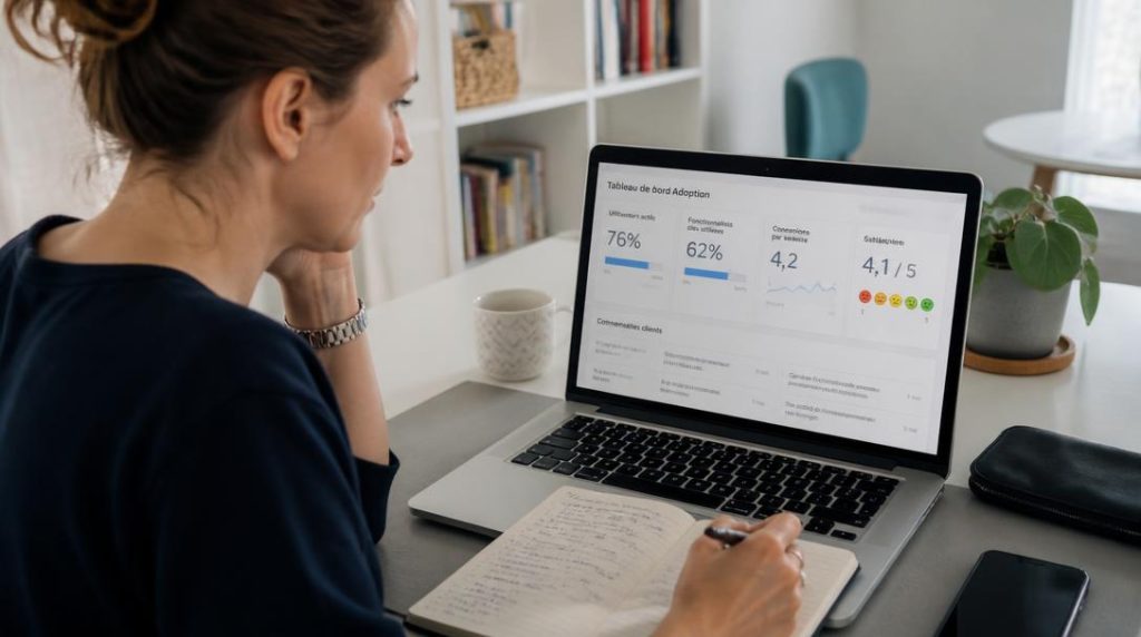 Analyse des KPI Customer Success sur un tableau de bord
